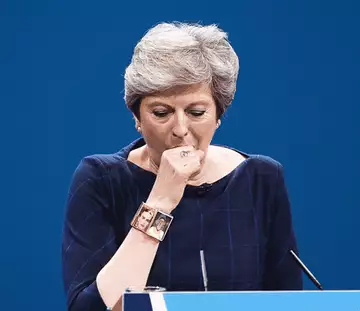 Le discours de Theresa May tourne au cauchemar