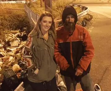 Woman raises over $365,000 for homeless veteran who kindly helped her