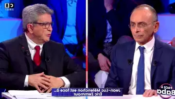 "Je suis sourd de naissance", au milieu de "Face à Baba", Jean-Luc Mélenchon, frappé par une réflexion d'Éric Zemmour : très long moment de silence...