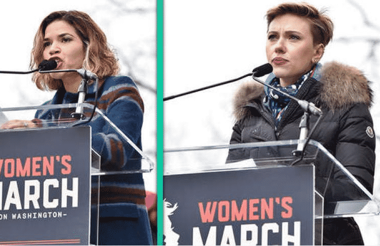 Des dizaines de stars se mêlent aux manifestants pour la Women's March