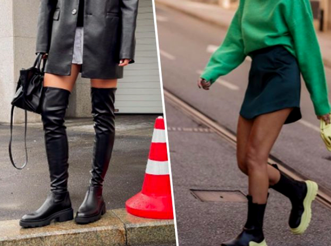 Bottes épaisses, cuissardes seconde peau, talons aiguilles... Zoom sur les tendances bottes et bottines pour l'automne-hiver 2021/2022