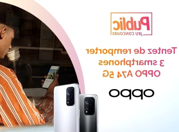 Concours : Tentez de gagner 3 smartphones OPPO A74 !