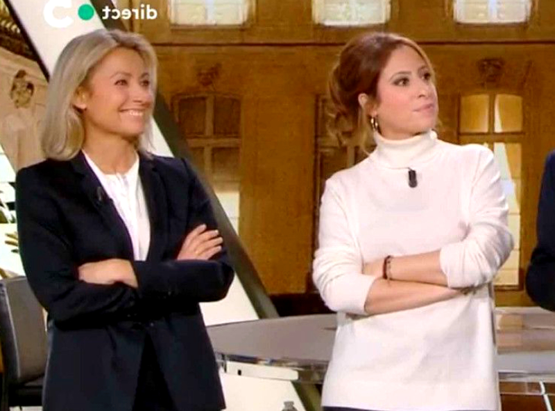 La journaliste réagit aux critiques d'Anne-Sophie Lapix à l'encontre de Léa Salamé : "Elle se moque depuis une demi-heure".