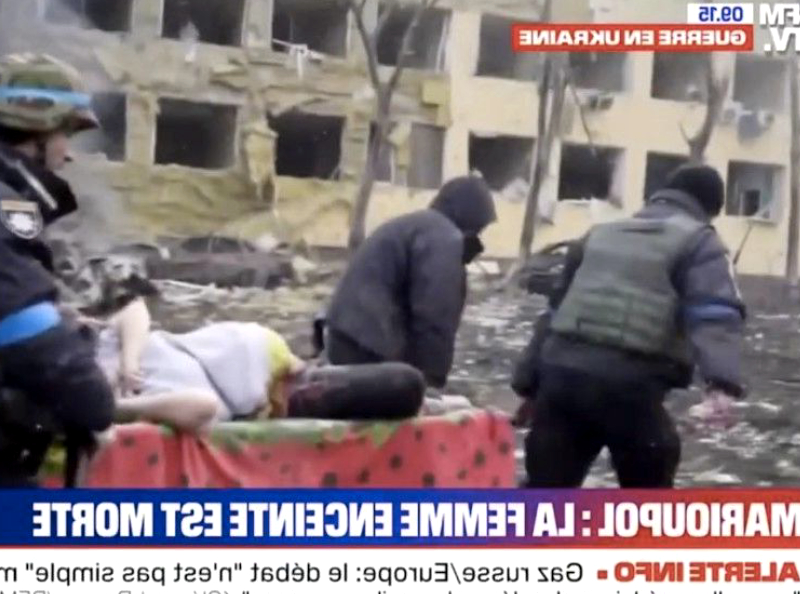 Guerre en Ukraine : une Ukrainienne enceinte touchée lors du bombardement de la maternité de Marioupol est morte